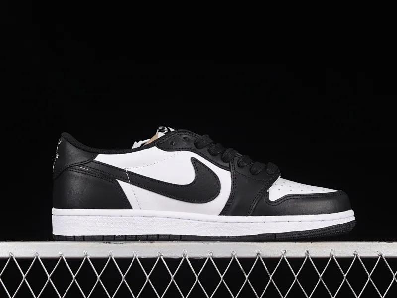 All Categories Air Jordan Jordan series basketball shoes Air Jordan 1 Low Travis Scott x Air Jordan 1 Low OG AJ1 Joe 1 black and white overhead low-top basketball shoes DM7866-007